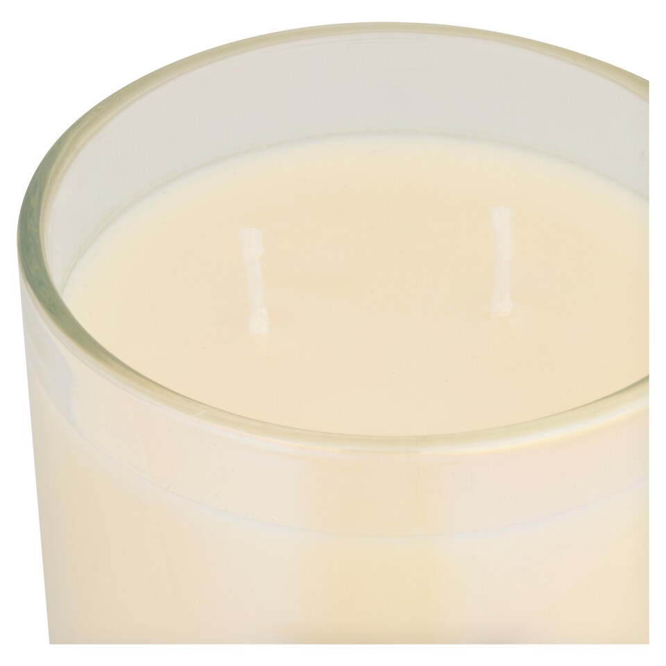 image 1 of F&F Home Floral Bouquet Large Candle Snowdrop 440g