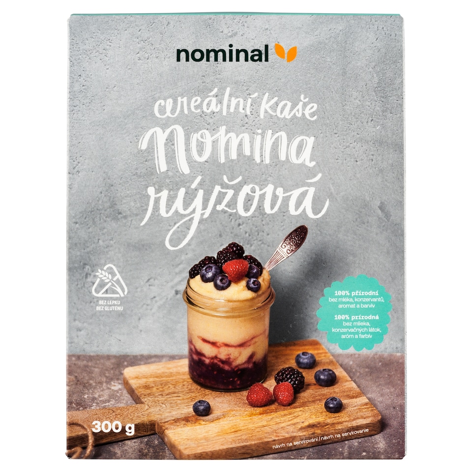 Obrázek 1 pro produkt Nominal Nomina cereální kaše rýžová 300g