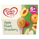 image 1 of Cow & Gate Apple Peach Strawberry Pots 4 x 100g