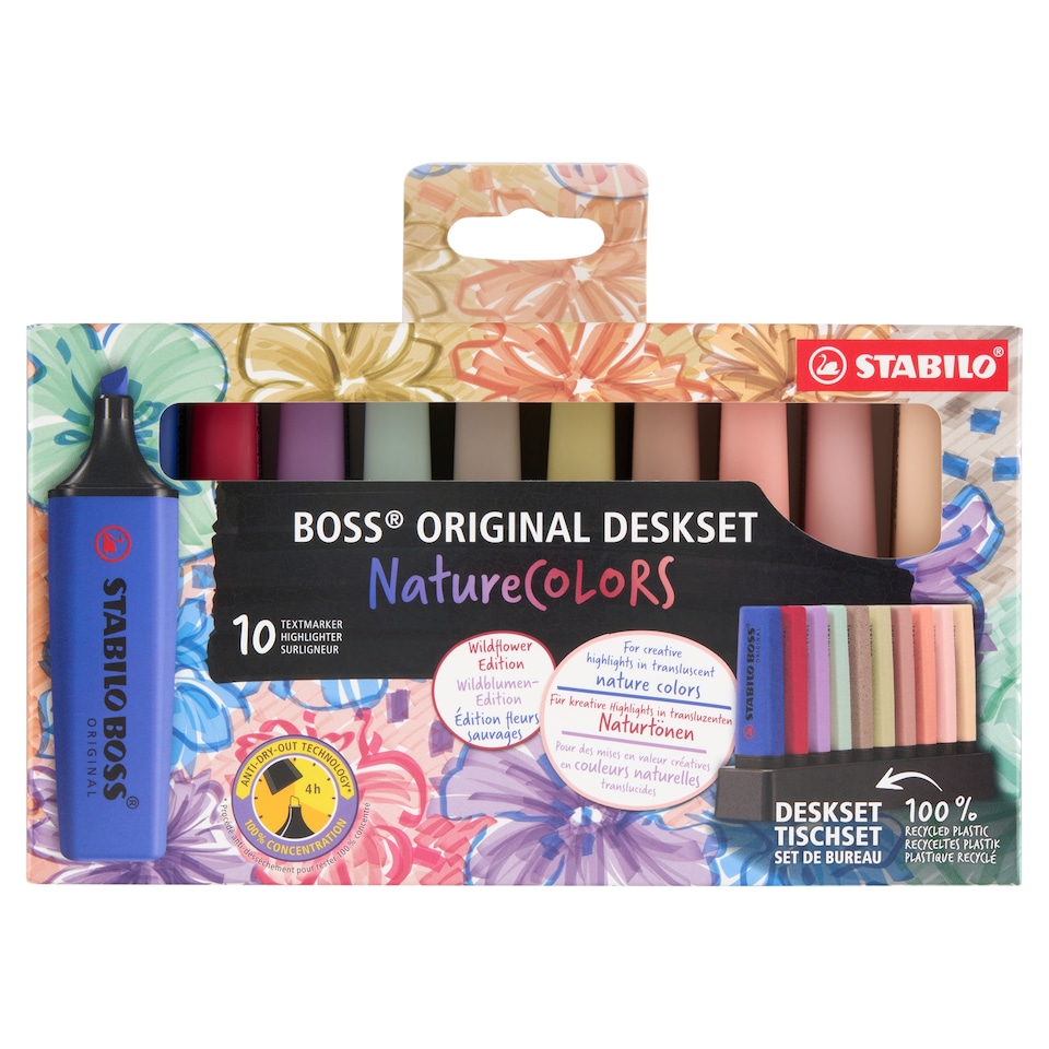Stabilo Boss Nature Colors zvýrazňovače 10 ks