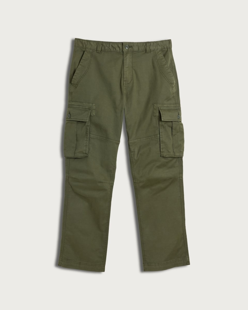 F&F Cotton Rich Cargo Trousers in Khaki