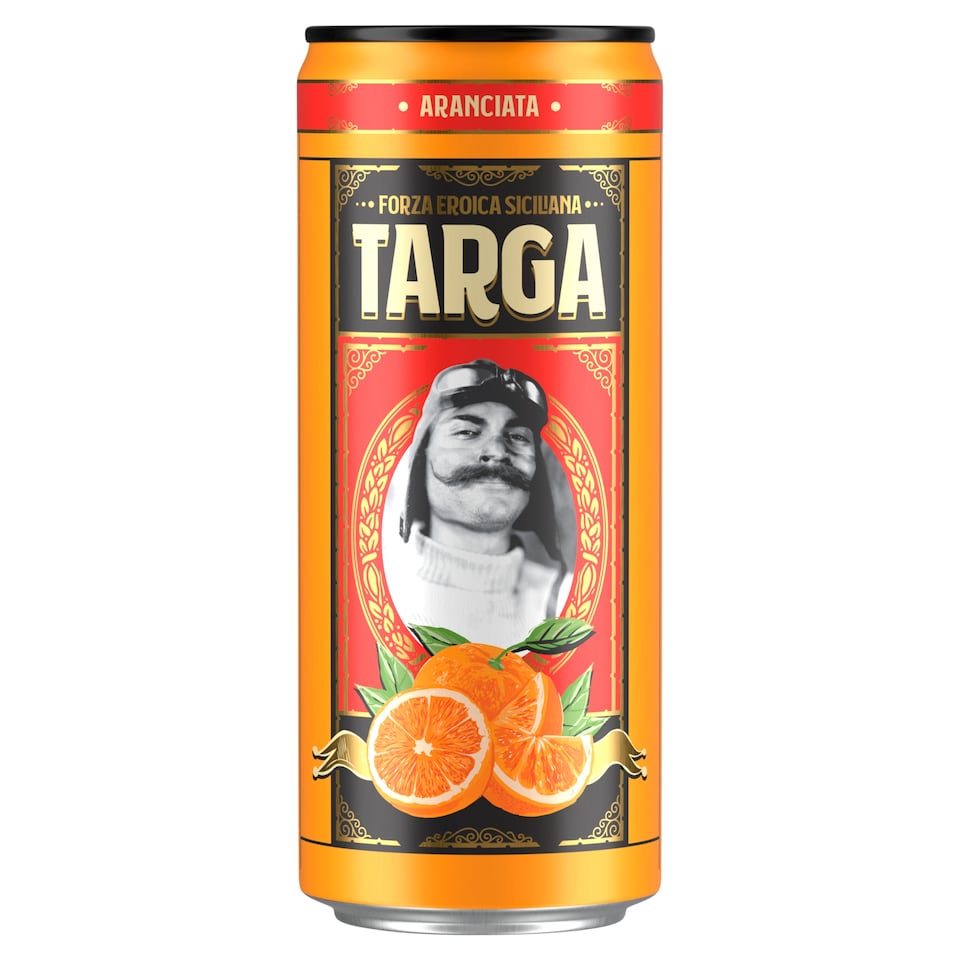 Targa Aranciata sýtená pomarančová limonáda 330 ml