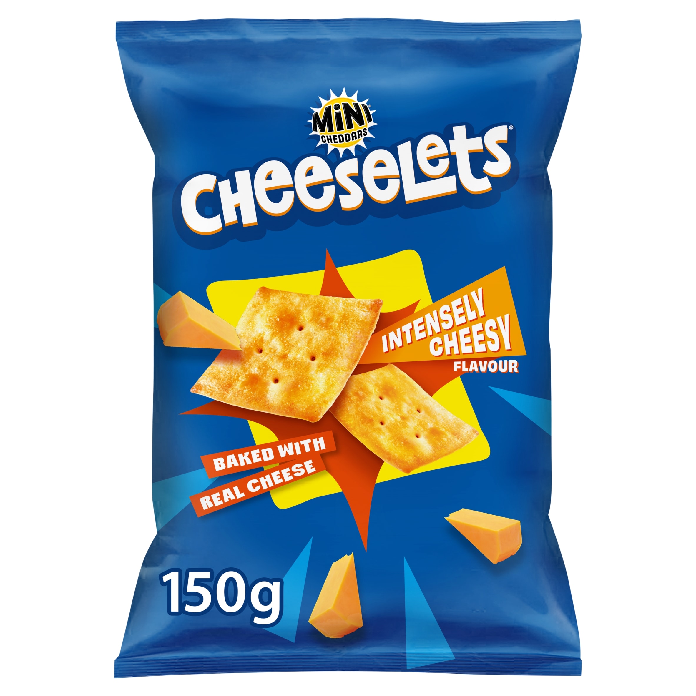 MINI CHEDDARS Cheeselets Intensely Cheesy Flavour 150g