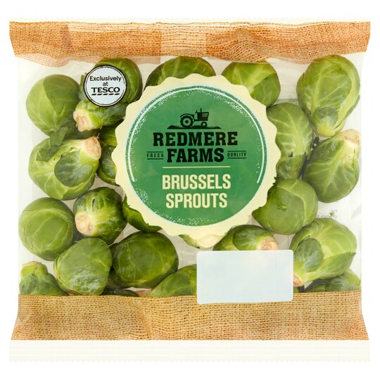 Redmere Farms Sprouts Unpeeled 500G Tesco Groceries