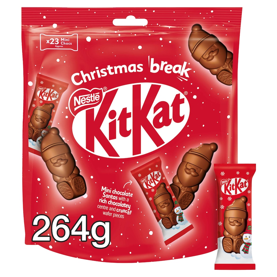 image 1 of KITKAT Santa Large Pouch 264g