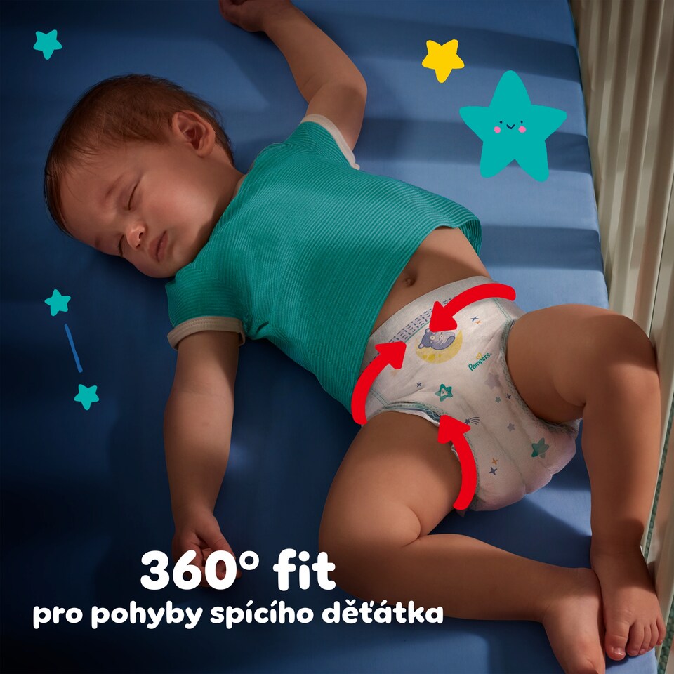 image 1 of Plenkové Kalhotky Pampers Pants Night Velikost 6, 19 Kusů, 13kg+