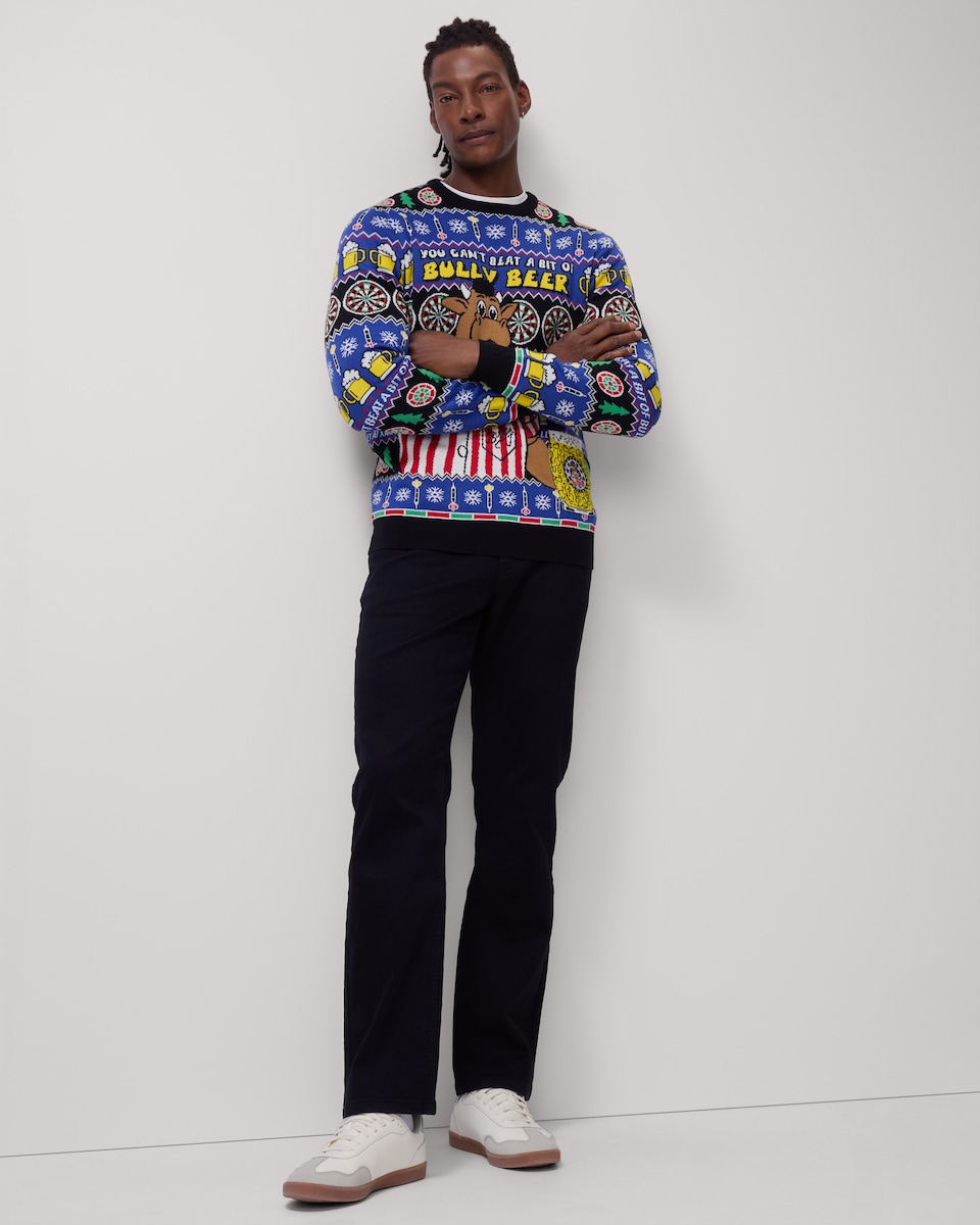 image 1 of Bullseye Christmas Jumper in Multi