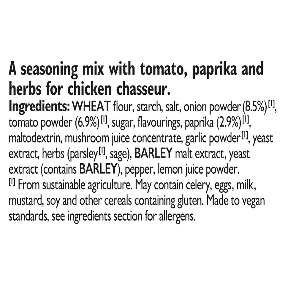 image 1 of Colman's Chicken Chasseur Recipe Mix 43G