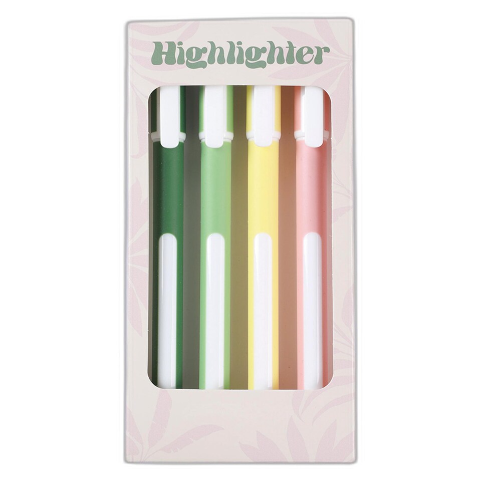 Tesco 4pk Highlighters