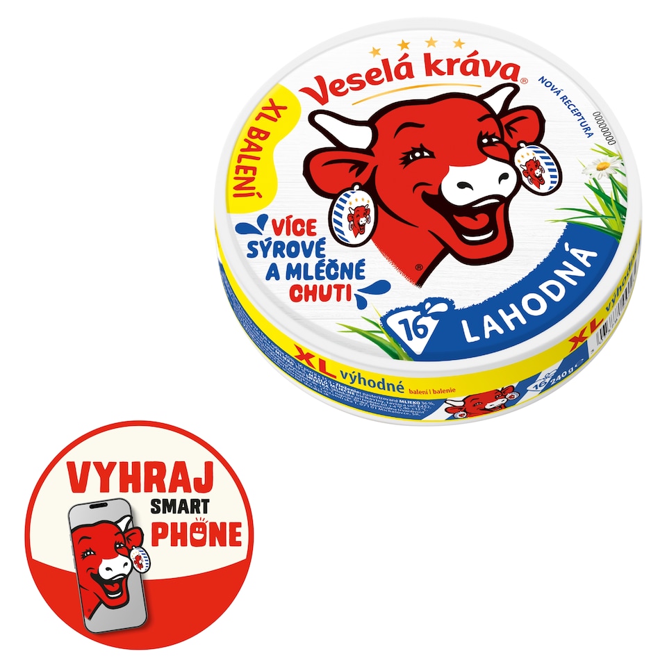 Veselá Kráva Lahodná tavený syr 240 g