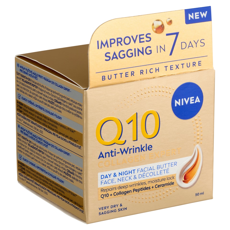 NIVEA Q10 Collagen Expert nappali és éjszakai tápláló arcvaj 50 ml  1. kép