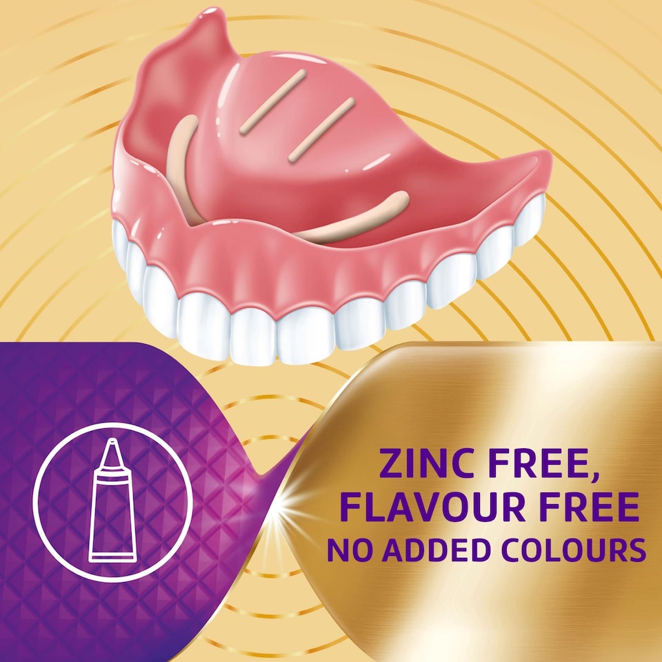 image 1 of Poligrip Max Seal Denture Adhesive  40G