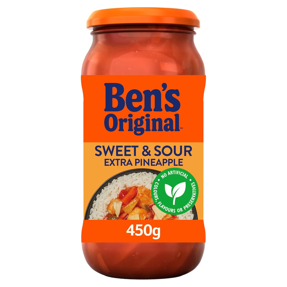image 1 of Bens Original Sweet & Sour Extra Pineapple Sauce 450G