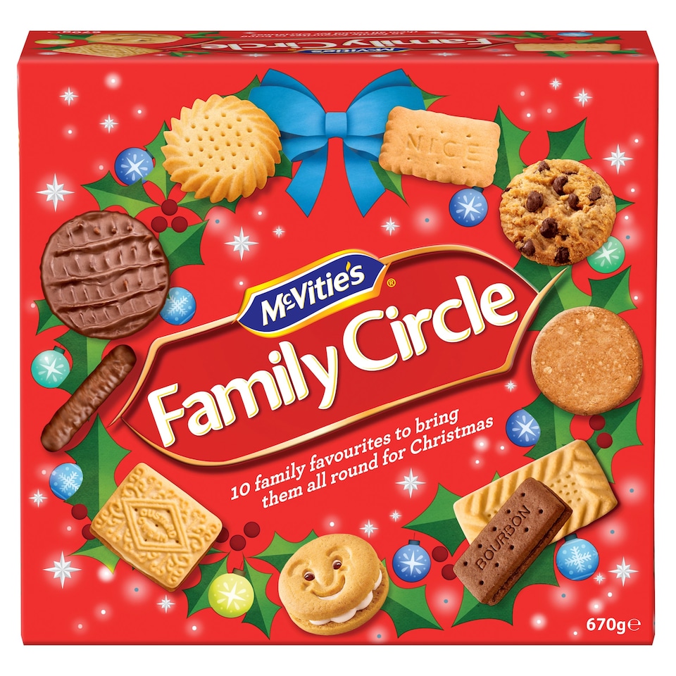 McVities Family Circle Biscuits 670g