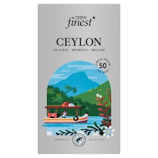 Tesco Finest Ceylon 50 Tea Bags 125G