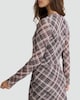 image 4 of OH ME OH MY Plaid Print Long Sleeved Co-ord Top in Grey