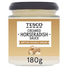 Tesco Creamed Horseradish 185G