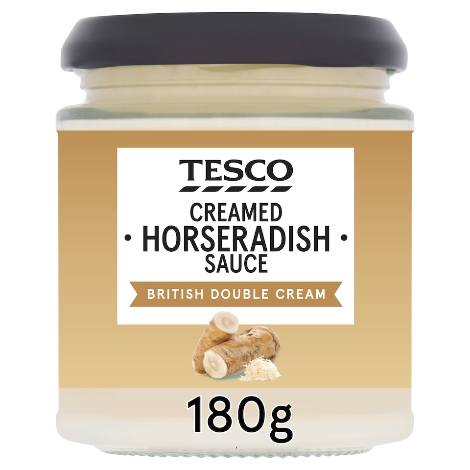 Tesco Creamed Horseradish 180G