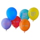 image 2 of Ginger Ray Rainbow 6 Pack 'Birthyay' Balloons