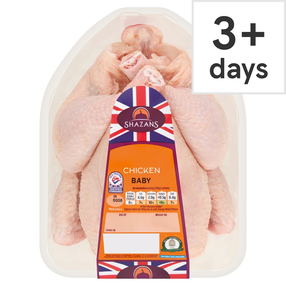 Shazans Baby Whole Chicken 0.7-1kg