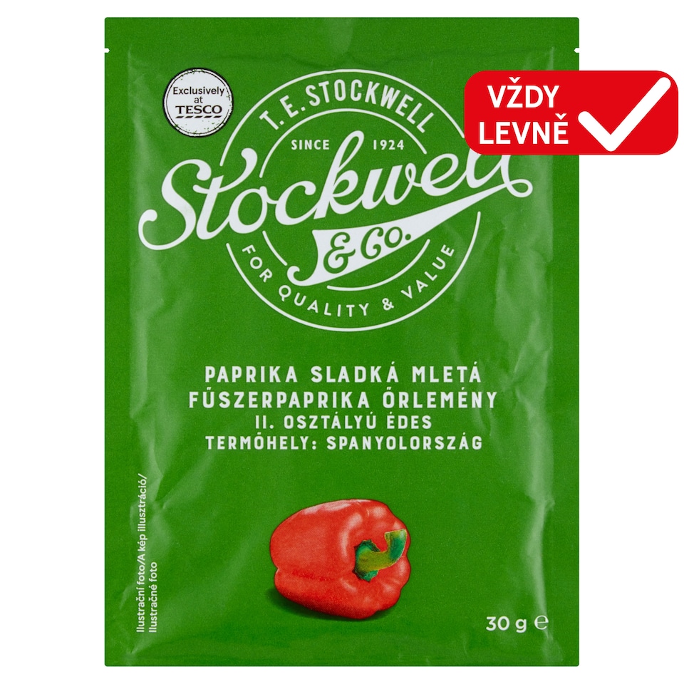 Stockwell & Co. Paprika sladká mletá 30g