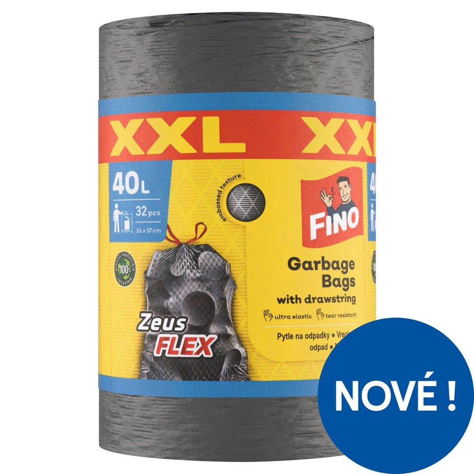 Obrázek 1 pro produkt Fino Zeus Flex pytle na odpadky 40l 32 ks