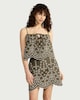 image 3 of F&F Pure Cotton Embroidered Co-ord Top in Khaki