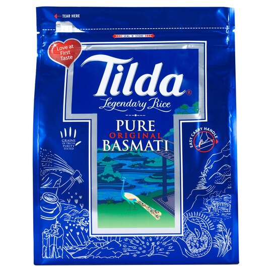 Tilda Pure Basmati Rice 4Kg Tesco Groceries