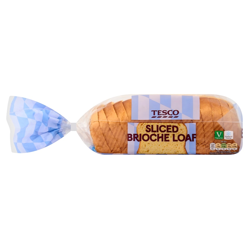 Tesco Sliced Brioche Loaf 500G