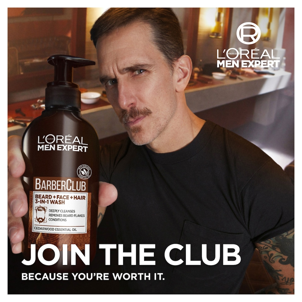 image 1 of L’Oreal Men Expert Barberclub Beard & Face Wash 200Ml