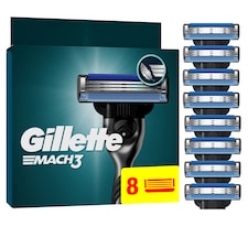 Gillette Mach 3 Men's Razor Blades Refills 8 Pack