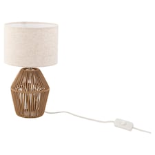F&F Home Small Rattan Lamp