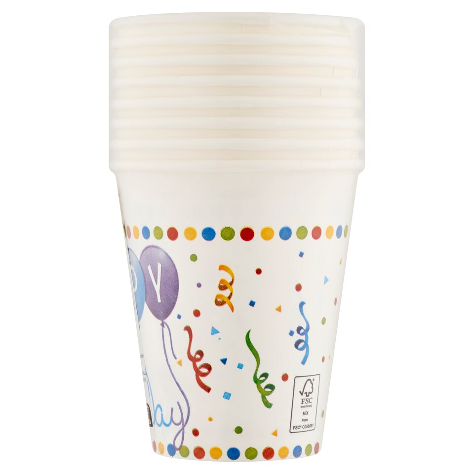 Decorata Party Papírové poháry 200 ml 8 ks