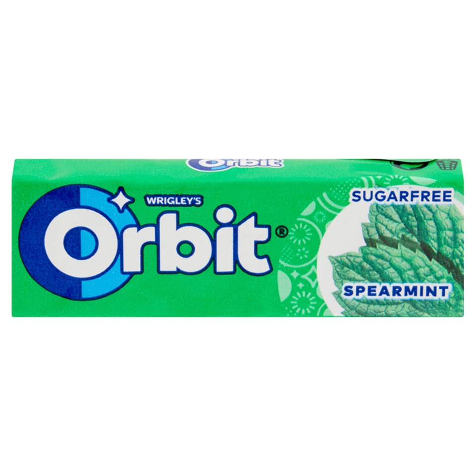 Orbit Spearmint mentaízű cukormentes rágógumi édesítőszerrel 14 g 1. kép