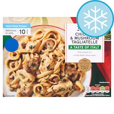 Tesco Chicken & Mushroom Tagliatelle 400g