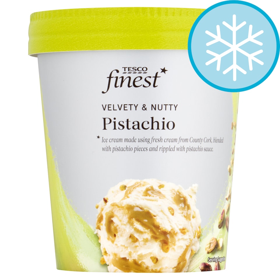 Tesco Finest Pistachio Ice Cream 500ml 