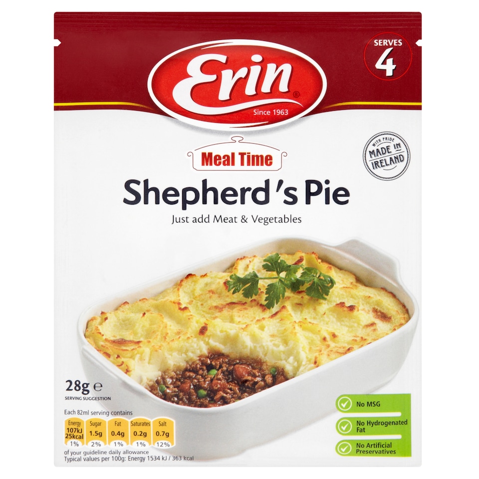 Erin Shepherds Pie Mix 28G