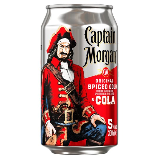 Captain morgan spiced rum nutrition