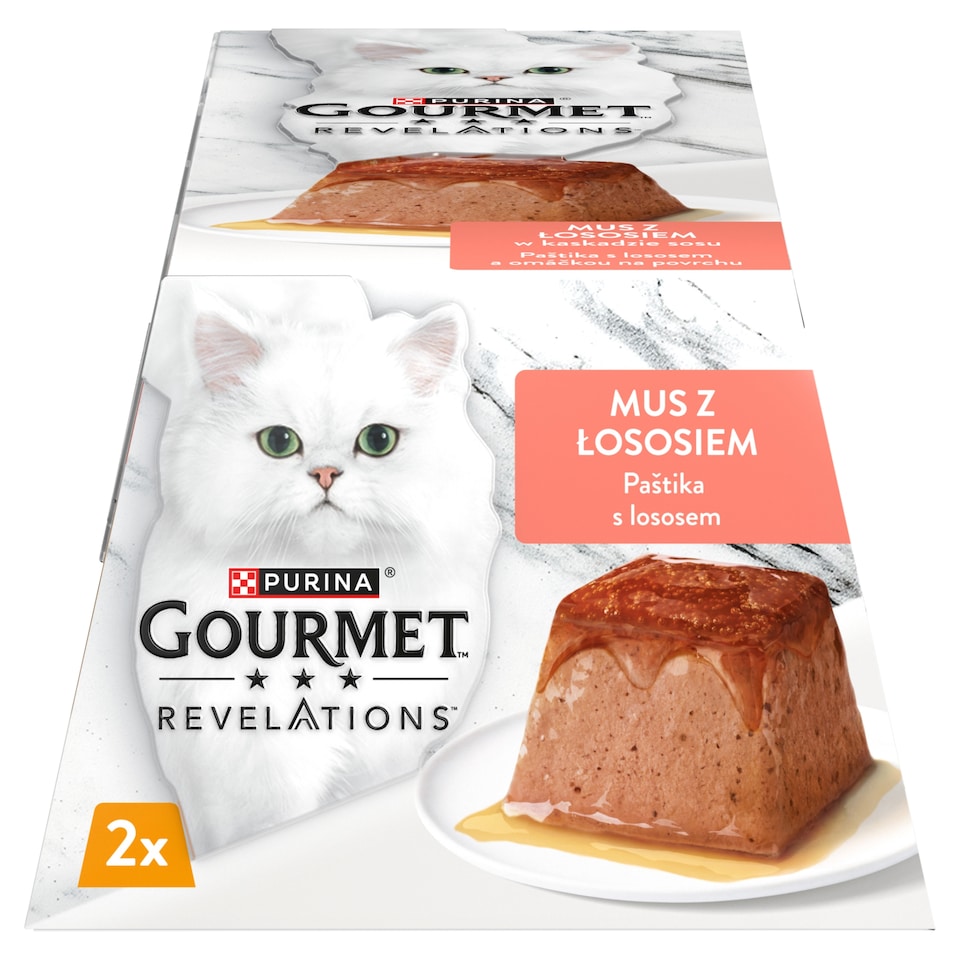 obrázok 1 z Gourmet Revelations pre mačky losos paštéta v omáčke 2 x 57 g