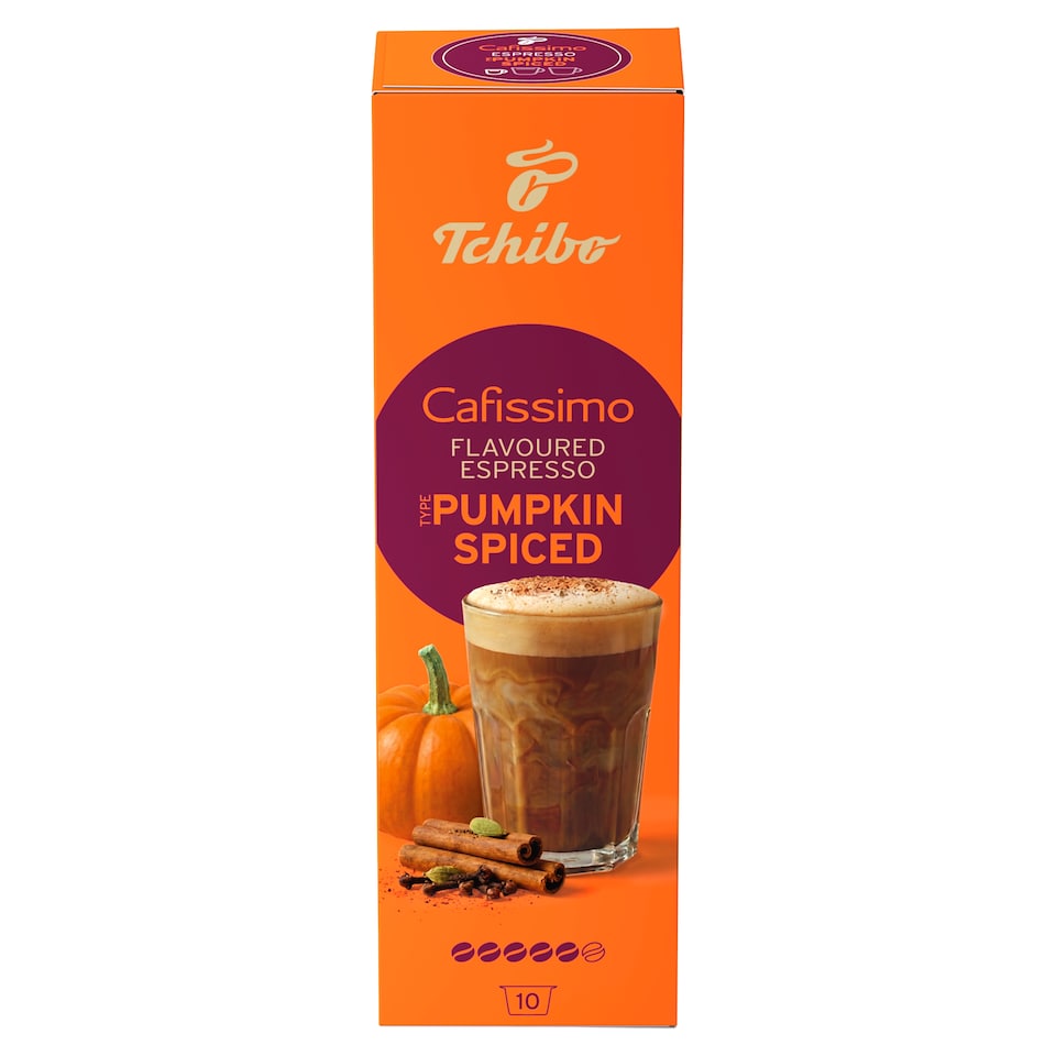 Tchibo Cafissimo Espresso Flavored Edition Pumpkin Spice kávékapszula 10 db 70 g  1. kép