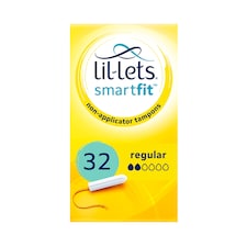 Lil Lets Non/App Regular Tampons 32 Pack