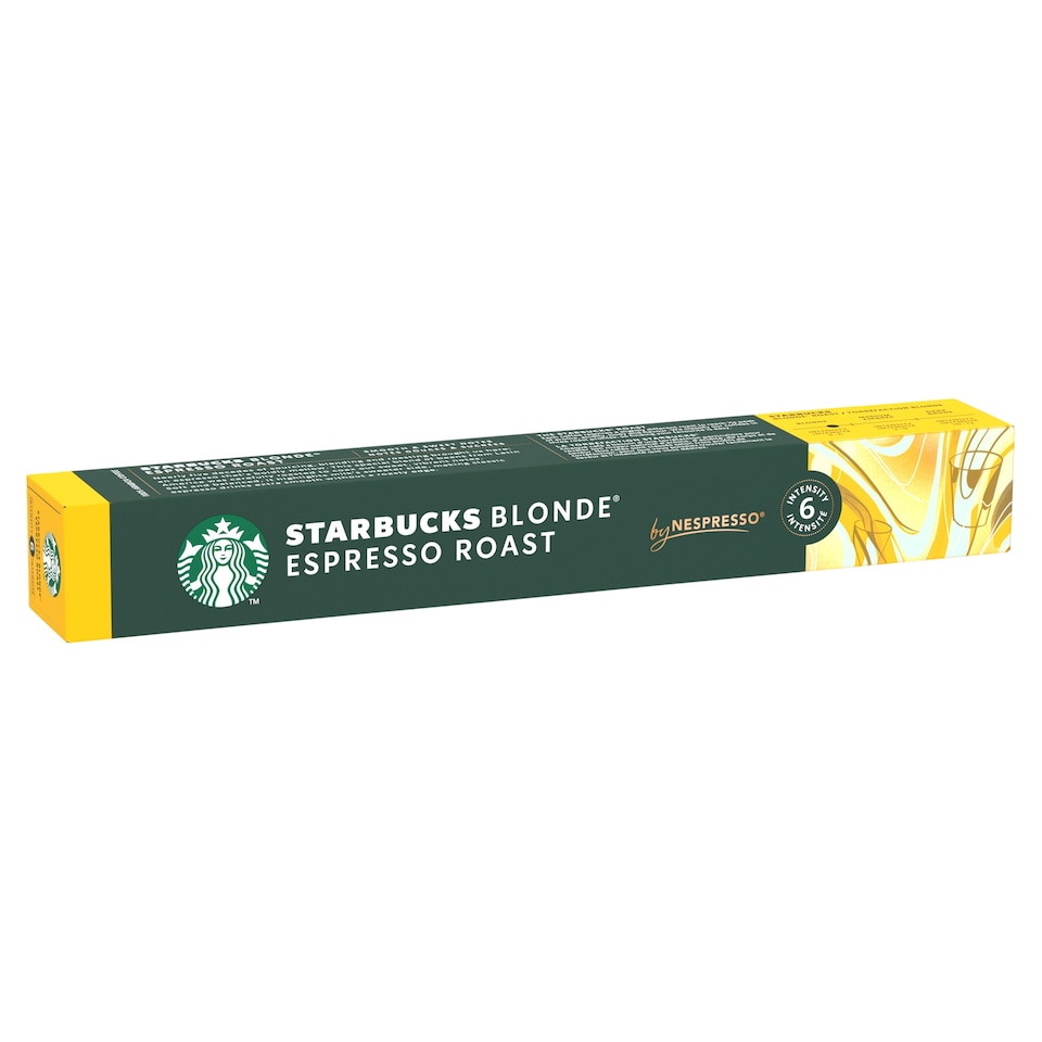 image 1 of Starbucks by Nespresso Blonde Espresso Roast Coffee Pods x10 53g