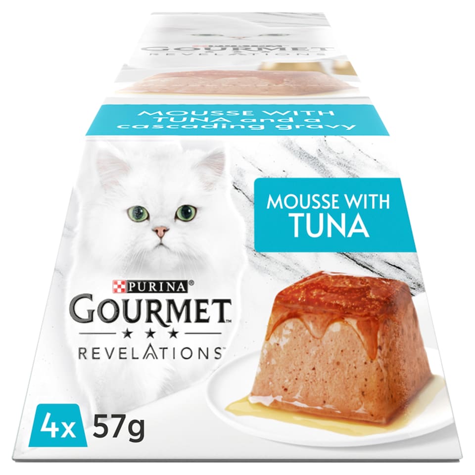 image 1 of Gourmet Revelations Tuna Cat Food 4 X 57G