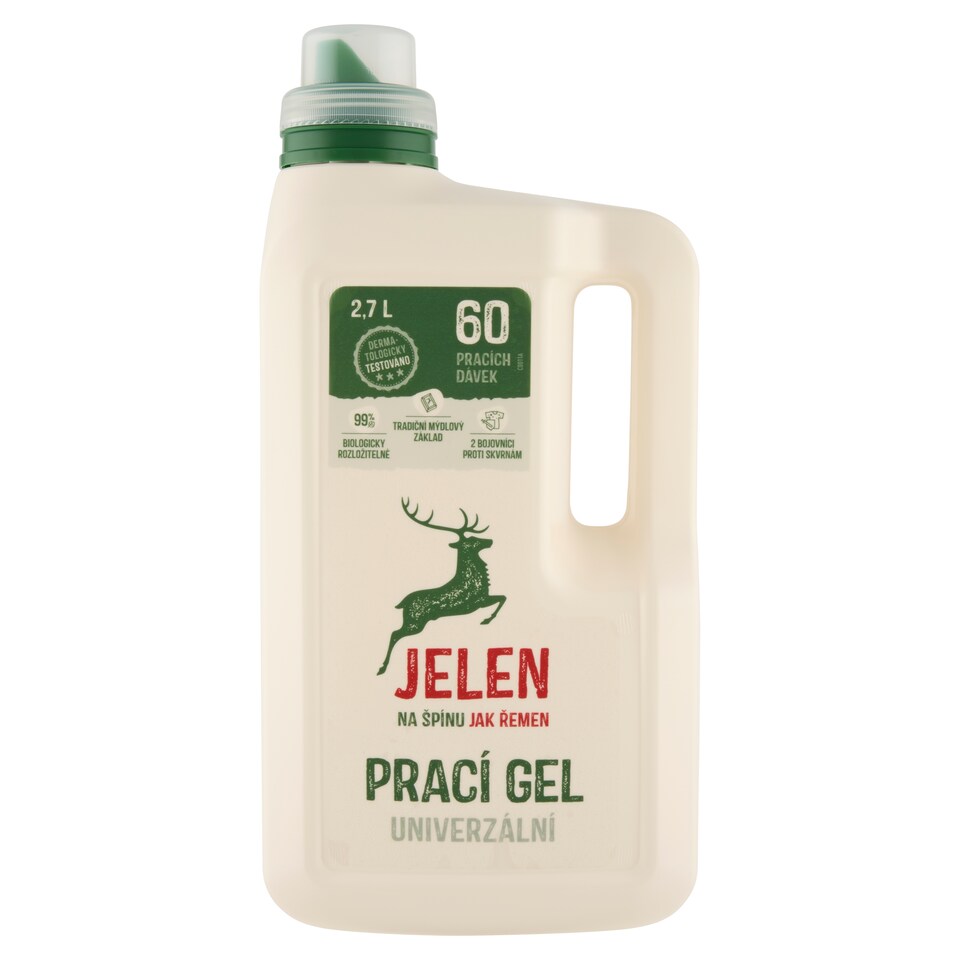 Obrázek 1 pro produkt Jelen Prací gel univerzální 60 pracích dávek 2,7l