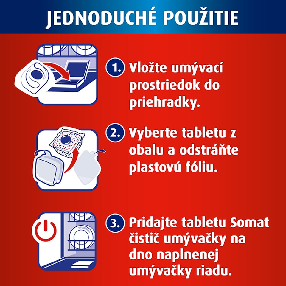 image 1 of SOMAT čistič umývačky v tabletách Anti-limescale 3 ks