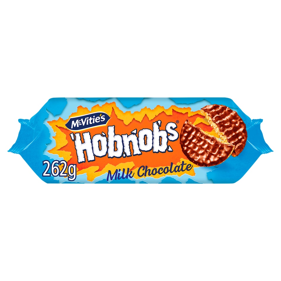 image 1 of McVitie's Hobnobs Milk Chocolate Biscuits 262g