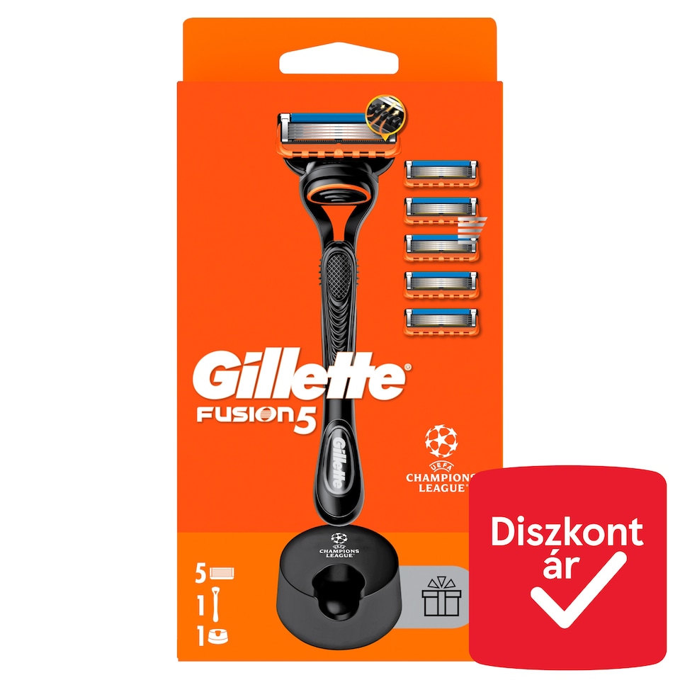 image 1 of UEFA Champions League Special Edition Gillette Fusion5 Razor for Men, 5 Razor Blade Refills