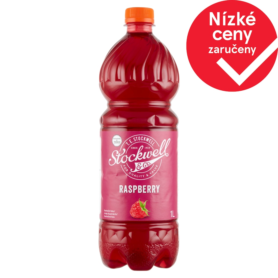Stockwell & Co. Malinový nápojový koncentrát 1l