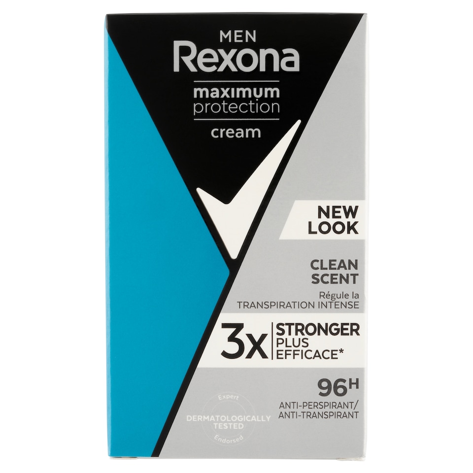 image 1 of Rexona Men Maximum Protection Clean Scent Antiperspirant Cream 45 ml
