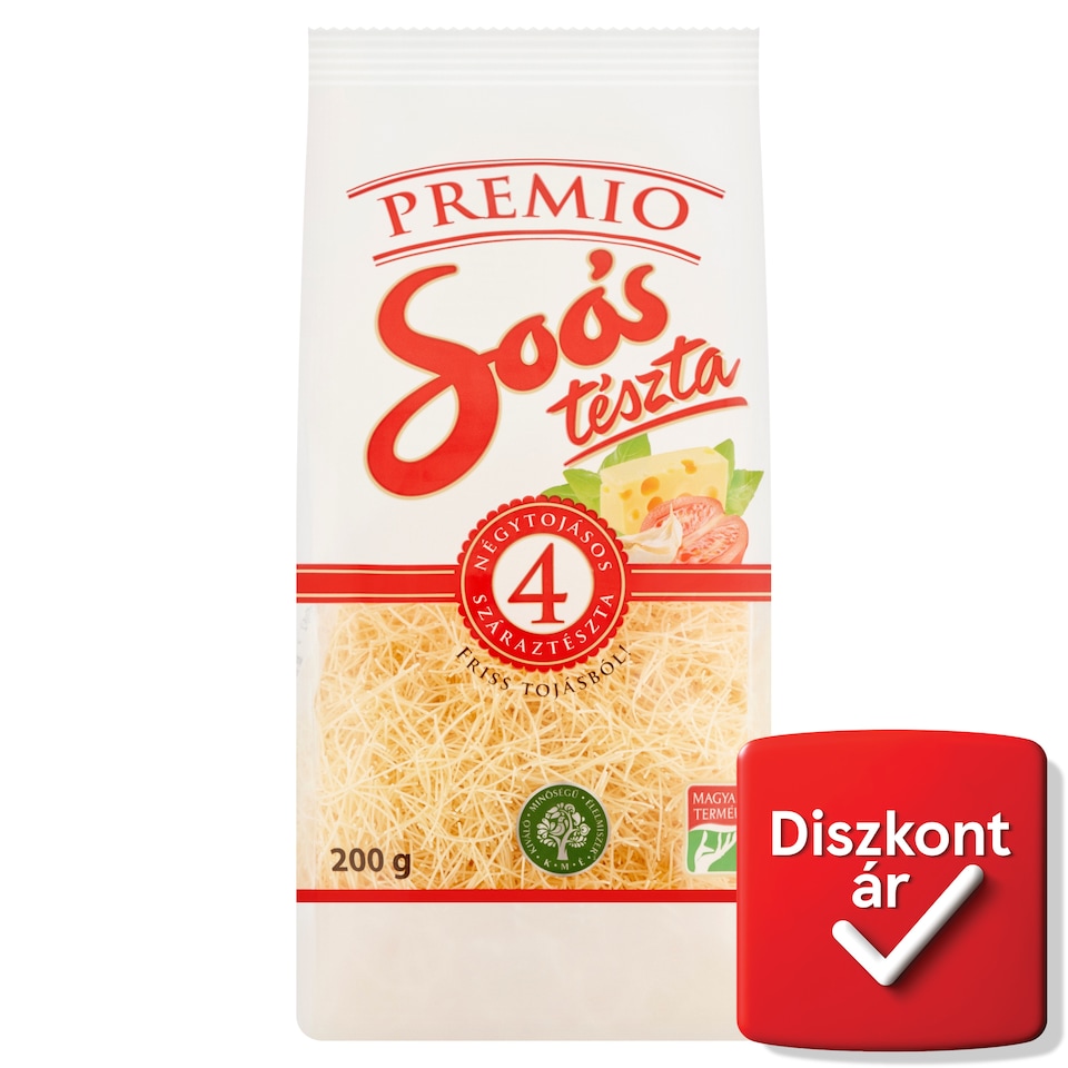 Soós Premio Vermicelli Pasta with 4 Eggs 200 g